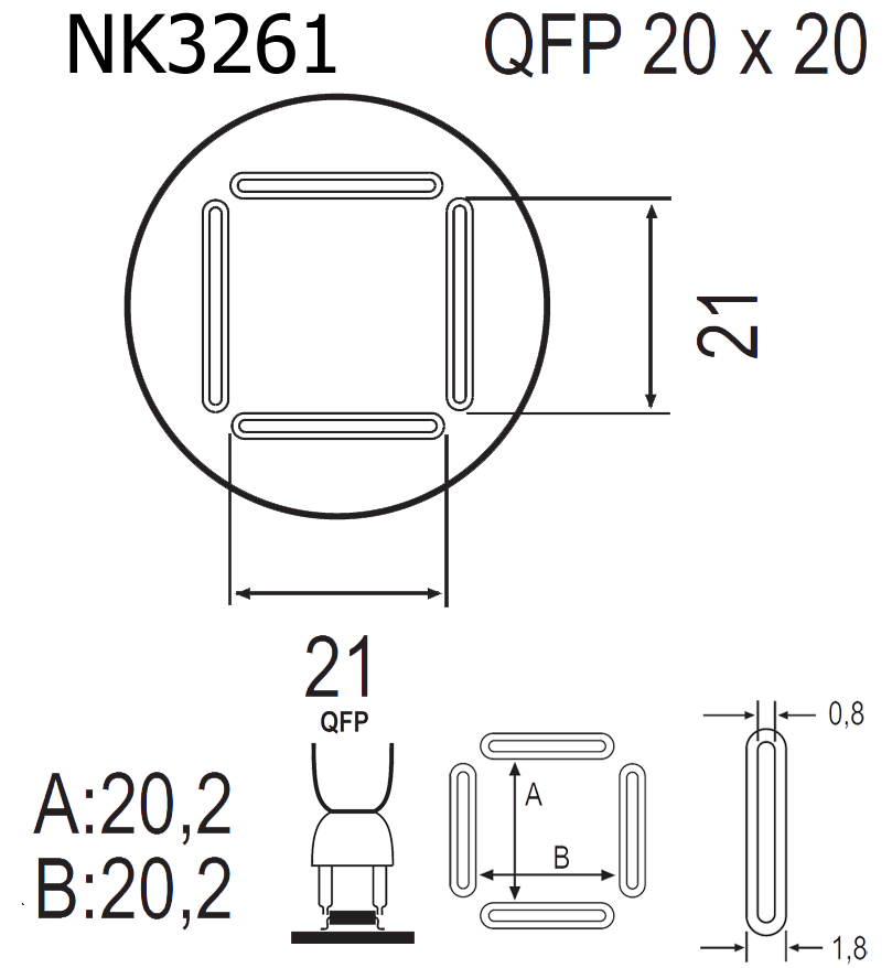 Насадка Quick NK3261