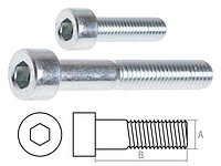 Винт М6х40 мм с внутр. шестигр., цинк, кл.пр. 8.8, DIN 912 (5 кг) STARFIX