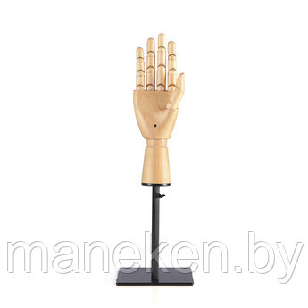 H-05B \ Манекен руки на подставке (деревянный)