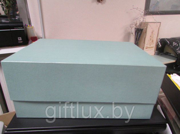 Коробка подарочная "Однотон" 35*24*15см мята, фото 2