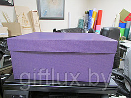 Коробка подарочная "Однотон" 35*24*15см фиолет