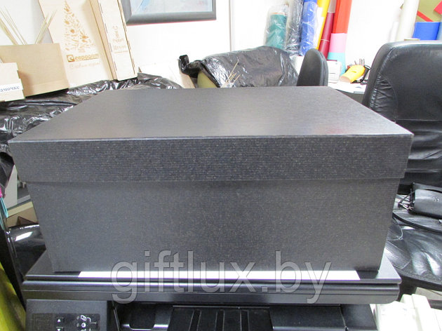 Коробка подарочная "Однотон" 35*24*15см черный, фото 2