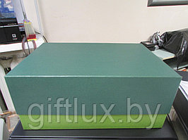 Коробка подарочная "Однотон" 35*24*15см зеленый