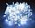 Светодиодная гирлянда ШТОРА размер  2*2 м  белый цвет, фото 3