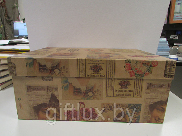Коробка подарочная "Винтаж" 35*24*15см, фото 2