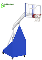 Стойка баскетбольная мобильная с выносом щита 1,6 м