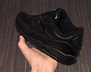 Кроссовки Wmns Nike Air Max 90 Black с мехом, фото 2