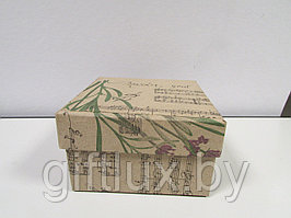 Коробка подарочная Лаванда блюз, 10*10*6 см