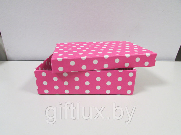Коробка "Горох", 10*15см ярко-розовый, фото 2