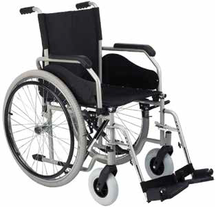 Инвалидная коляска для взрослых Basic Plus MDH Vitea Care (Сидение 50 см., литые колеса) - фото 1 - id-p109815124