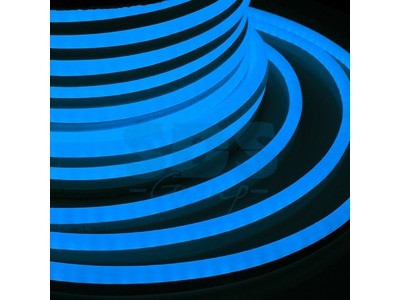 (12V от 20м) Гибкий Неон LED SMD, синий, 120 LED/м, бухта 50м - фото 1 - id-p105597863