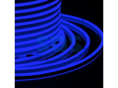 Гибкий Неон LED SMD, компактный 7х12мм, двухсторонний, синий, 120 LED/м, бухта 100м - фото 1 - id-p105597880
