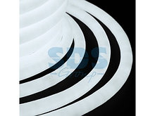 (12V от 20м)  Гибкий Неон LED 360 (круглый) - белый,  бухта 50м