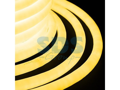 Гибкий Неон LED 360 (круглый) - желтый, бухта 50м - фото 1 - id-p105597883