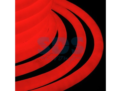 (20V от 50м) Гибкий Неон LED 360 (круглый) - красный, бухта 50м - фото 1 - id-p105597885