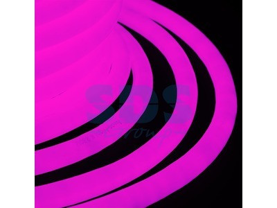 Гибкий Неон LED 360 (круглый) - розовый, бухта 50м - фото 1 - id-p105597886