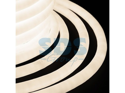 Гибкий Неон LED 360 (круглый) - ТЕПЛЫЙ БЕЛЫЙ, бухта 50м - фото 1 - id-p105597888