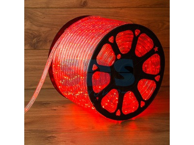 Дюралайт LED, свечение с динамикой (3W) - красный, 36 LED/м, бухта 100м - фото 1 - id-p105597962