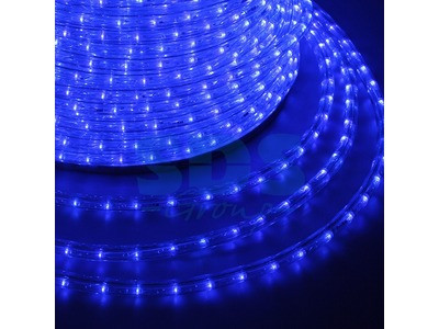 Дюралайт LED, свечение с динамикой (3W) - синий, 24 LED/м, бухта 100м - фото 1 - id-p105597967