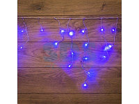 Гирлянда Айсикл (бахрома) светодиодный, 1,8 х 0,5 м, прозрачный провод, 230 В, диоды синие