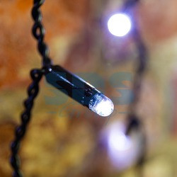 Гирлянда "Светодиодный Дождь" 2х1,5м, постоянное свечение, черный провод, 230 В, диоды БЕЛЫЕ, 360 LED - фото 3 - id-p105598171