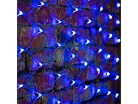 Гирлянда "Сеть" 2х1,5м, свечение с динамикой, прозрачный ПВХ, 288 LED, 230 В, цвет: Синий