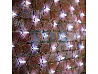 Гирлянда "Сеть" 2x3м, черный КАУЧУК, 432 LED Белые