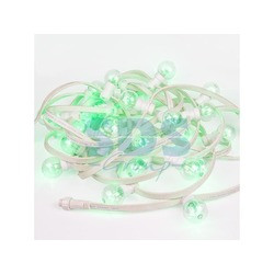 Гирлянда LED Galaxy Bulb String 10м, белый КАУЧУК, 30 ламп*6 LED ЗЕЛЕНЫЕ, влагостойкая IP65 - фото 4 - id-p105598380