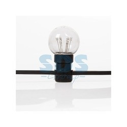 Гирлянда LED Galaxy Bulb String 10м, черный КАУЧУК, 30 ламп*6 LED ЗЕЛЕНЫЕ, влагостойкая IP65 - фото 7 - id-p105598387