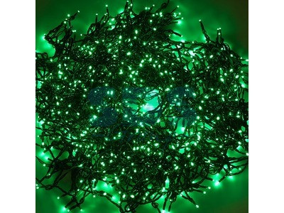 Гирлянда "LED ClipLight" 24V, 5 нитей по 20 метров, цвет диодов Зеленый, Flashing (Белый) - фото 1 - id-p105598475
