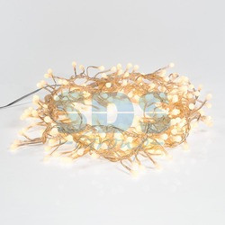 Гирлянда "Мишура LED" 3 м прозрачный ПВХ, 288 диодов, цвет желтый - фото 6 - id-p105598495