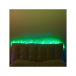 Гирлянда "Мишура LED" 3 м прозрачный ПВХ, 288 диодов, цвет зеленый - фото 2 - id-p105598496