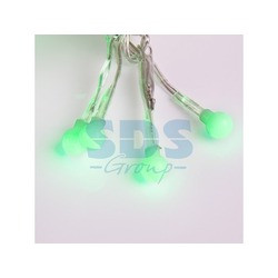 Гирлянда "Мишура LED" 3 м прозрачный ПВХ, 288 диодов, цвет зеленый - фото 7 - id-p105598496