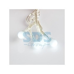 Гирлянда "Мишура LED" 6 м прозрачный ПВХ, 576 диодов, цвет белый - фото 7 - id-p105598501