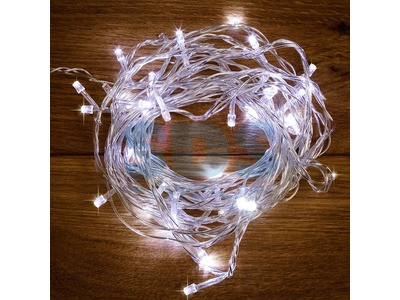 Гирлянда "Твинкл Лайт" 6 м, прозрачный ПВХ, 40 LED, цвет Белый - фото 1 - id-p105598645