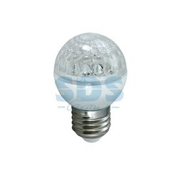 Лампа шар e27 10 LED Ø50мм синяя 24В - фото 2 - id-p105598690