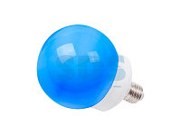 Лампа шар e27 12 LED Ø100мм синяя