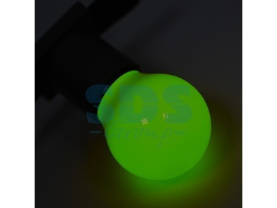 Лампа шар e27 5 LED Ø45мм - зеленая - фото 1 - id-p105598705
