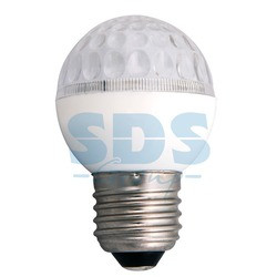Лампа шар e27 9 LED Ø50мм белая - фото 2 - id-p105598724