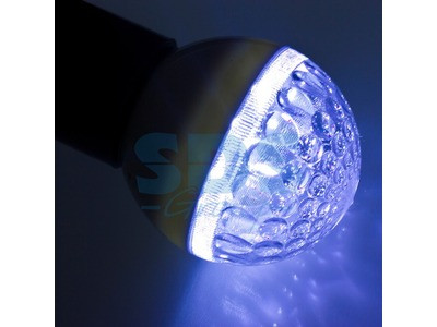 Лампа шар e27 9 LED Ø50мм синяя - фото 1 - id-p105598728