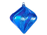 Елочная фигура "Алмаз", 15 см, цвет синий