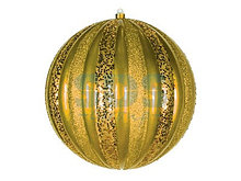 Елочная фигура "Арбуз",  25 см,  цвет золотой