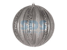 Елочная фигура "Арбуз",  25 см,  цвет серебряный