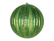 Елочная фигура "Арбуз",  30 см,  цвет зеленый