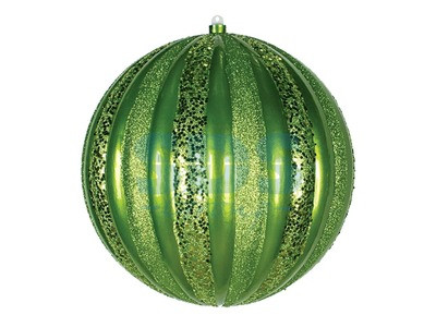 Елочная фигура "Арбуз", 30 см, цвет зеленый - фото 1 - id-p105598759