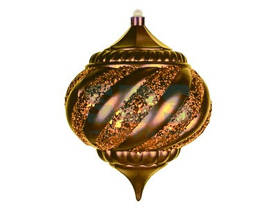 Елочная фигура "Лампа", 20 см, цвет золотой - фото 1 - id-p105598779