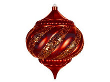 Елочная фигура "Лампа",  20 см,  цвет красный