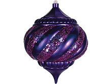 Елочная фигура "Лампа",  20 см,  цвет фиолетовый