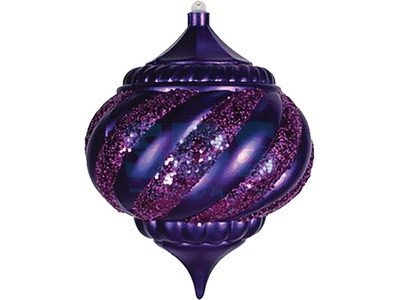 Елочная фигура "Лампа", 20 см, цвет фиолетовый - фото 1 - id-p105598781