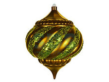 Елочная фигура "Лампа",  25 см,  цвет золотой